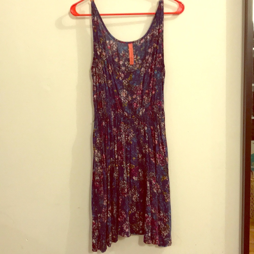 Eight Sixty Floral Dress with Pleating